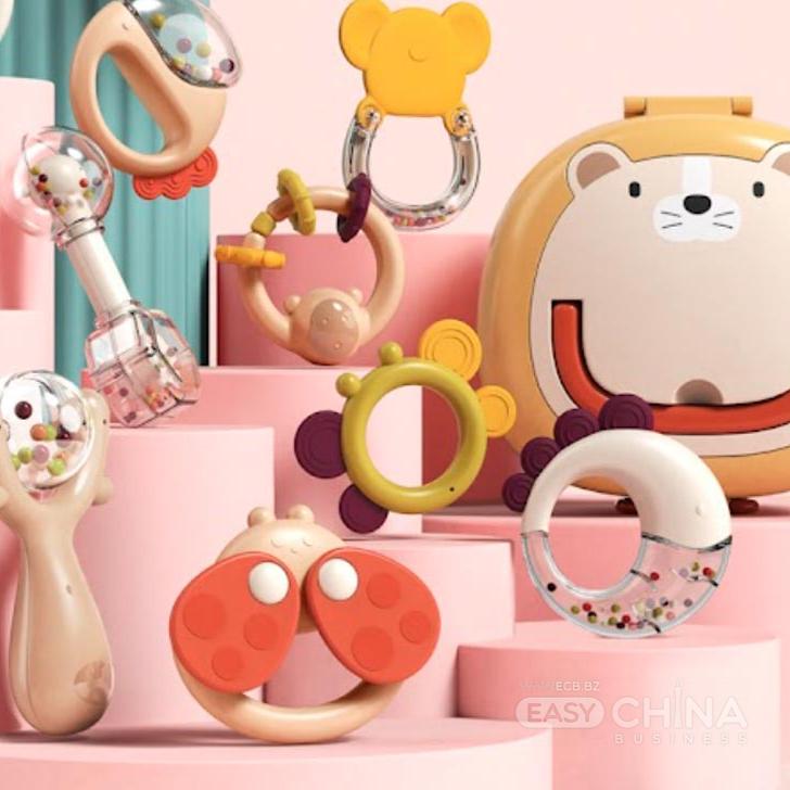 Детские погремушки, игрушки для самых маленьких оптом в ассортименте