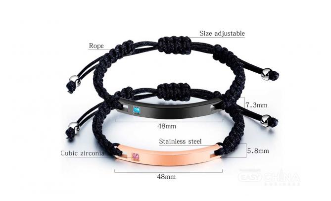 Фото товара Мужской подарочный набор с часами и браслетом