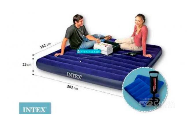 Фото товара Надувные матрасы и мебель Intex оптом в ассортименте Фото товара Надувные матрасы и мебель Intex оптом в ассортименте