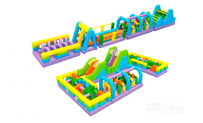 Фото товара Надувные аттракционы, горки, полосы препятствий Фото товара Надувные аттракционы, горки, полосы препятствий