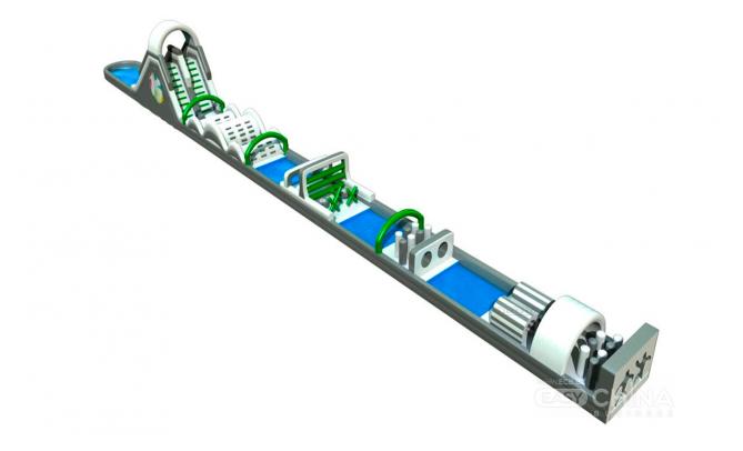 Надувные водные аттракционы и горки Надувные водные аттракционы и горки