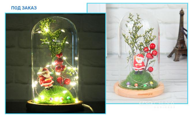 Новогодняя елка с led-подсветкой в колбе USB