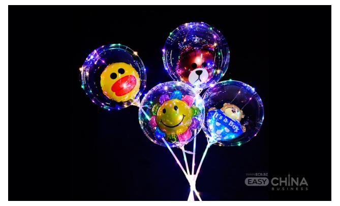 Фото товара Светящиеся шары Бобо, led шарики Bobo 